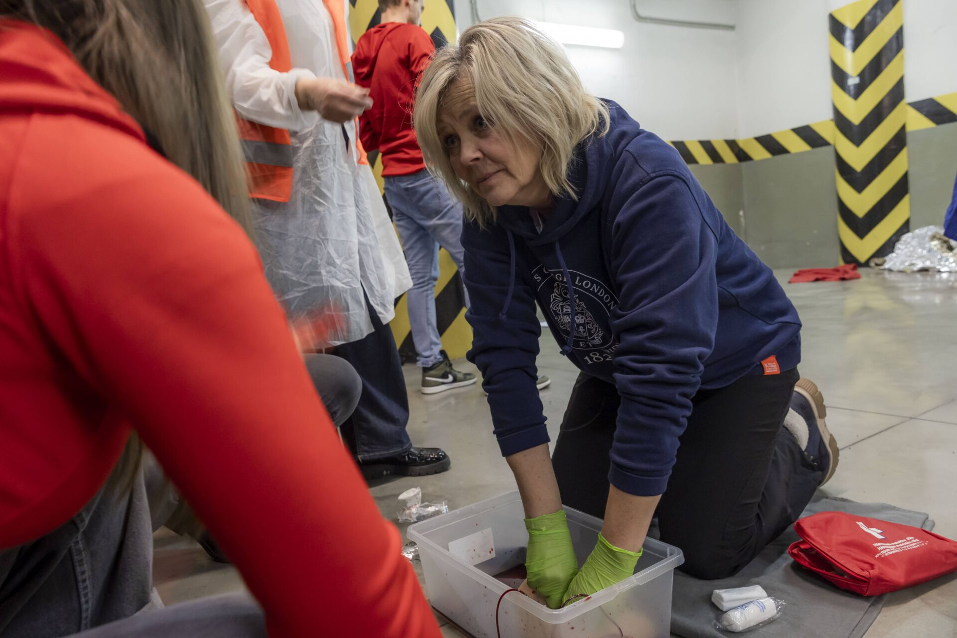 První dáma se učí první pomoc