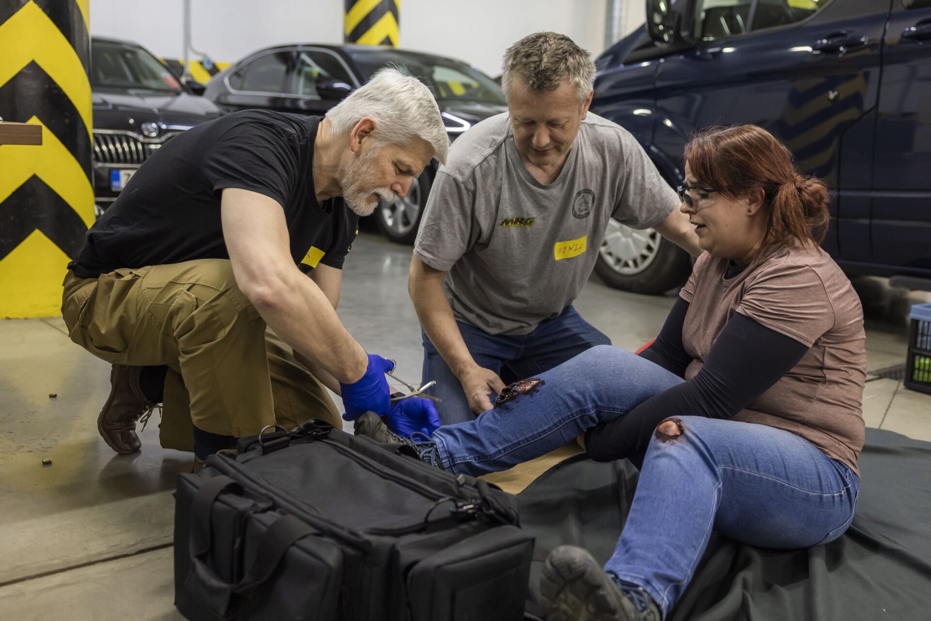 Prezident Petr Pavel a První pomoc živě